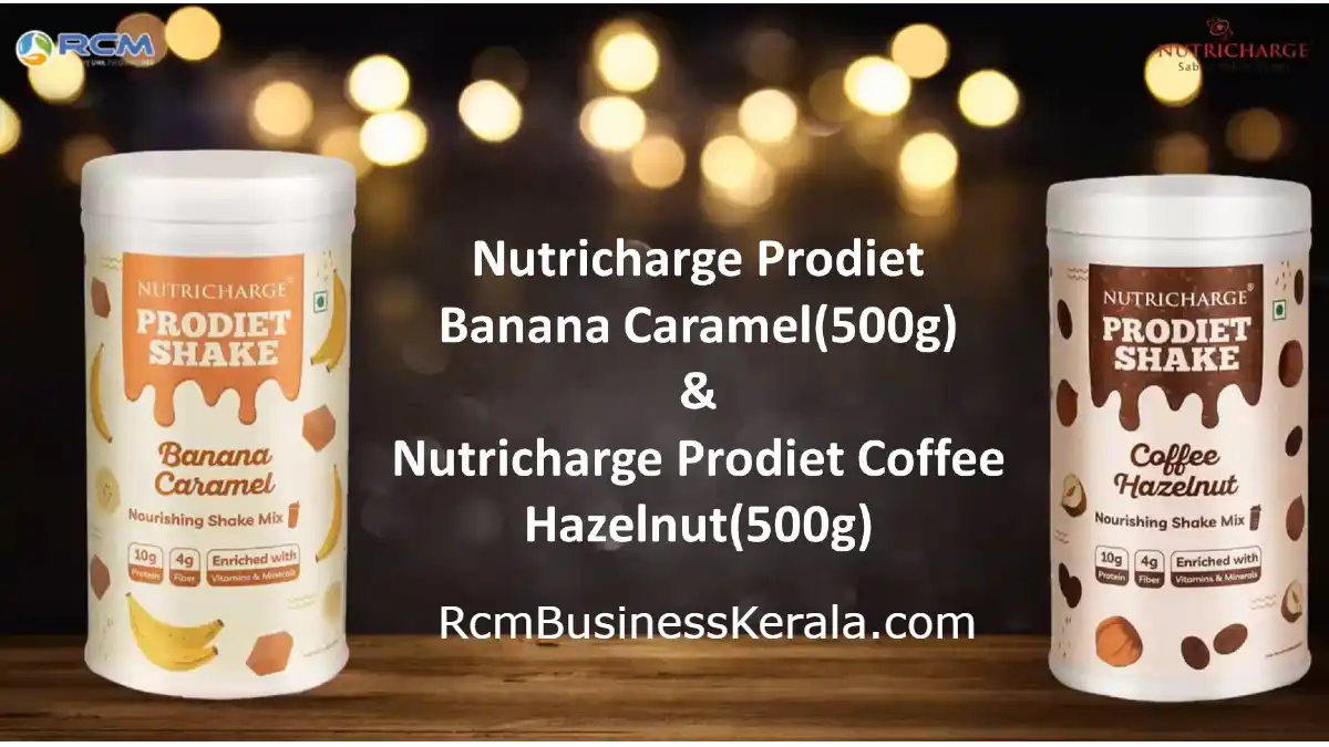 NUTRICHARGE PRODIET HAZELNUT & BANANA CARAMEL