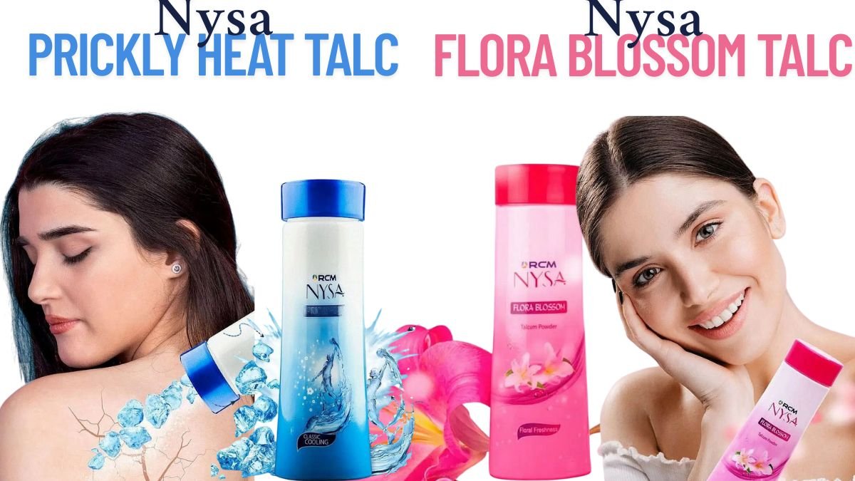 Nysa Prickly Heat Talc & Nysa Flora Blossom Talc